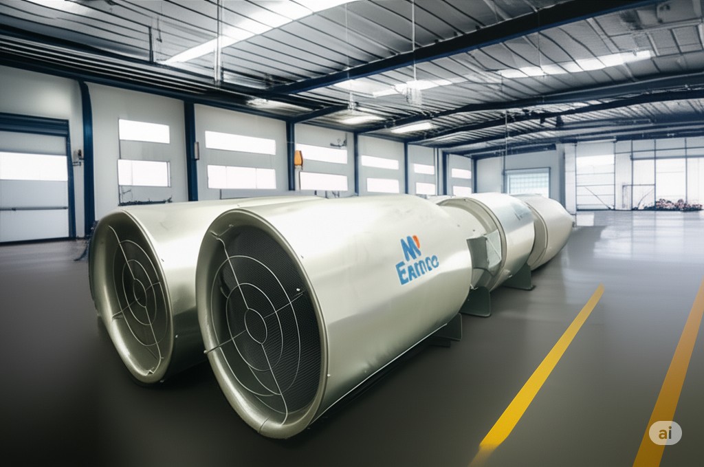 An Axial Jet Fan for tunnel ventilation